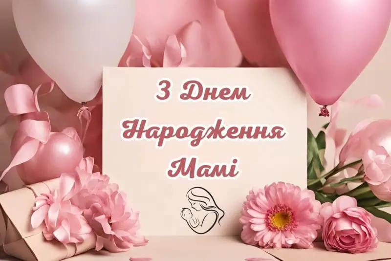 привітання з днем народження мамі