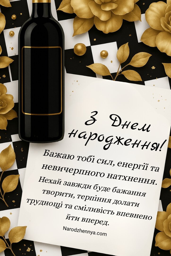 Вітання з Днем Народження Чоловіку