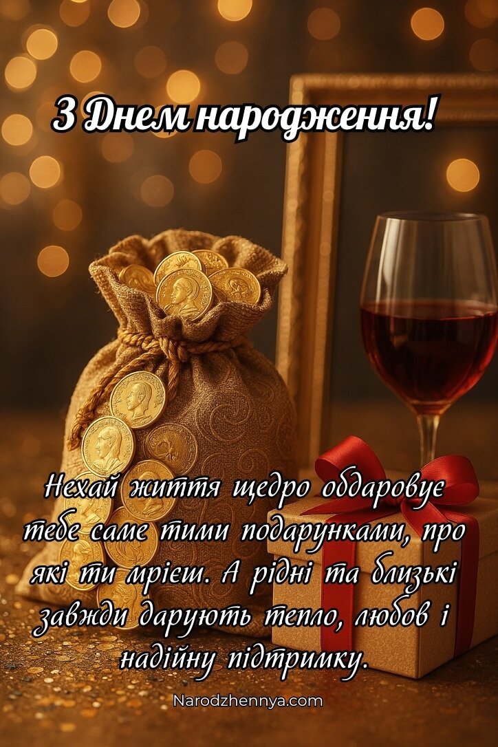 Красиві привітання з днем народженням мужчині з картинками