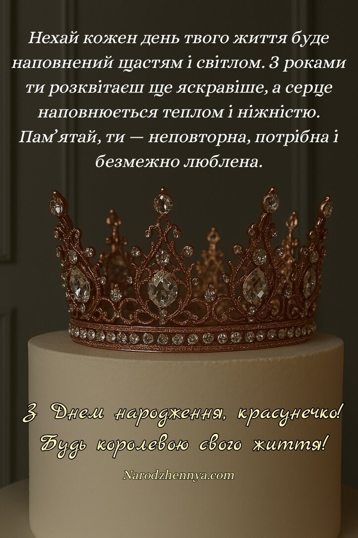 Кращі побажання з Днем народження жінці