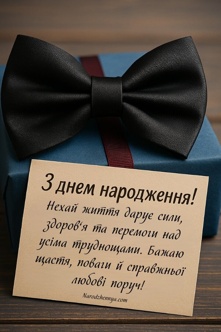 привітання з днем народження мужчині українською мовою