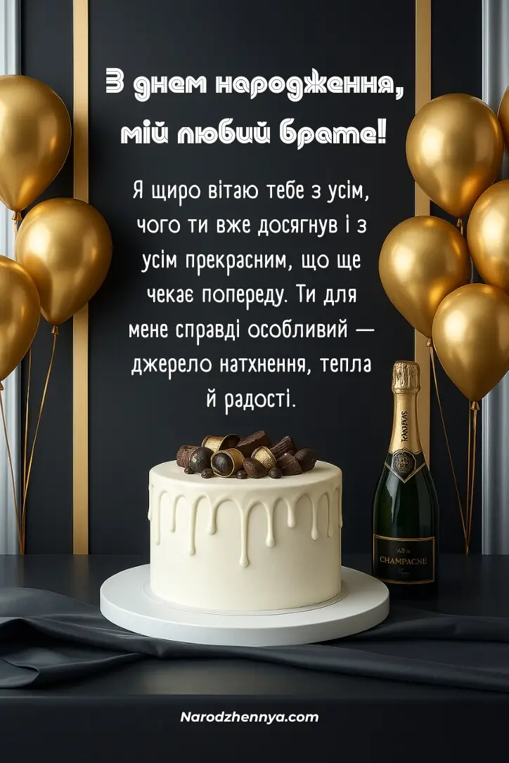 З днем народження брату — креативні побажання
