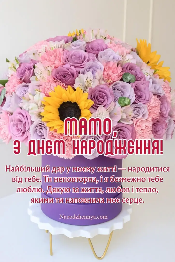 З Днем народження, мамо — найкращі вітання
